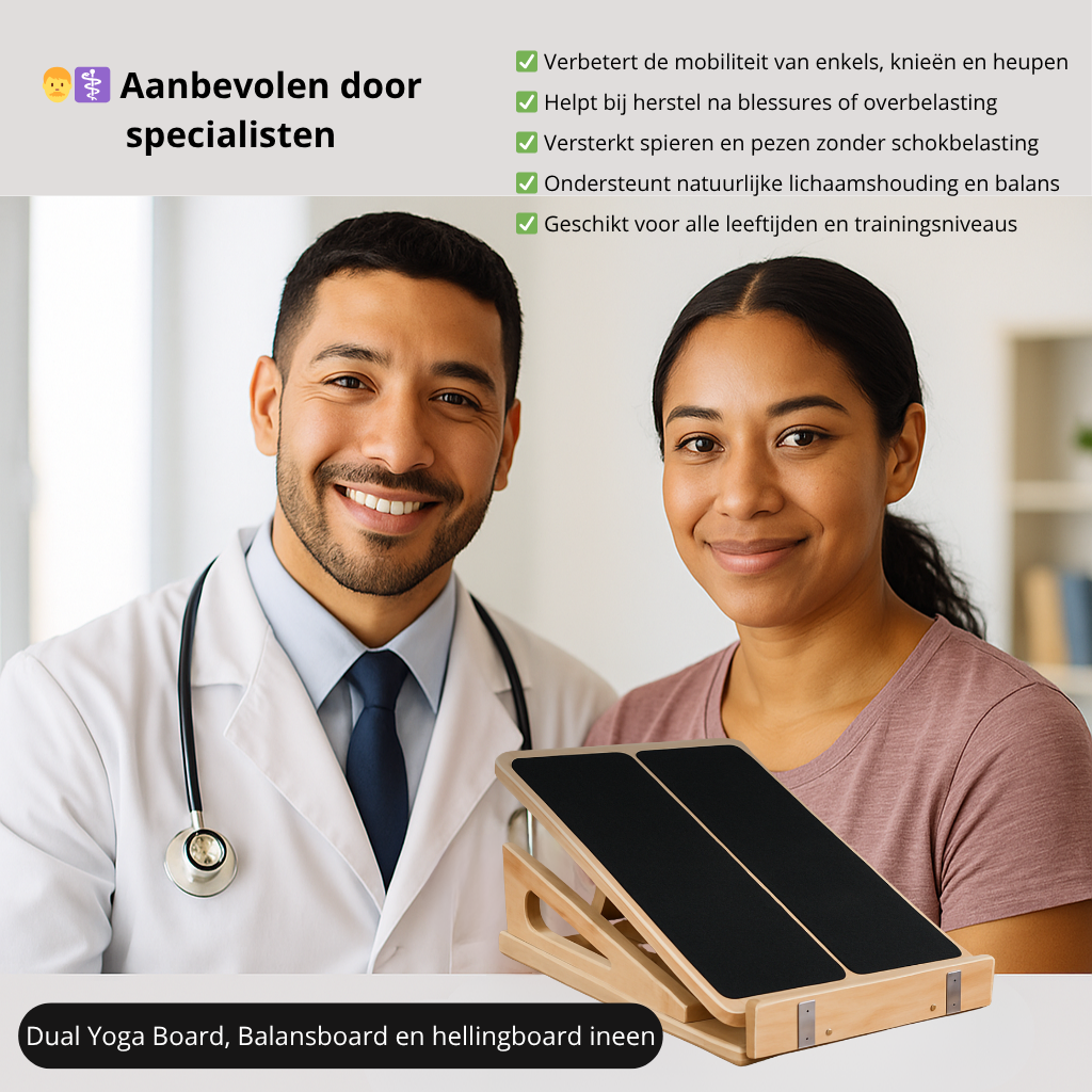 Dual Yoga Board | Hellingbord en balansbord ineen