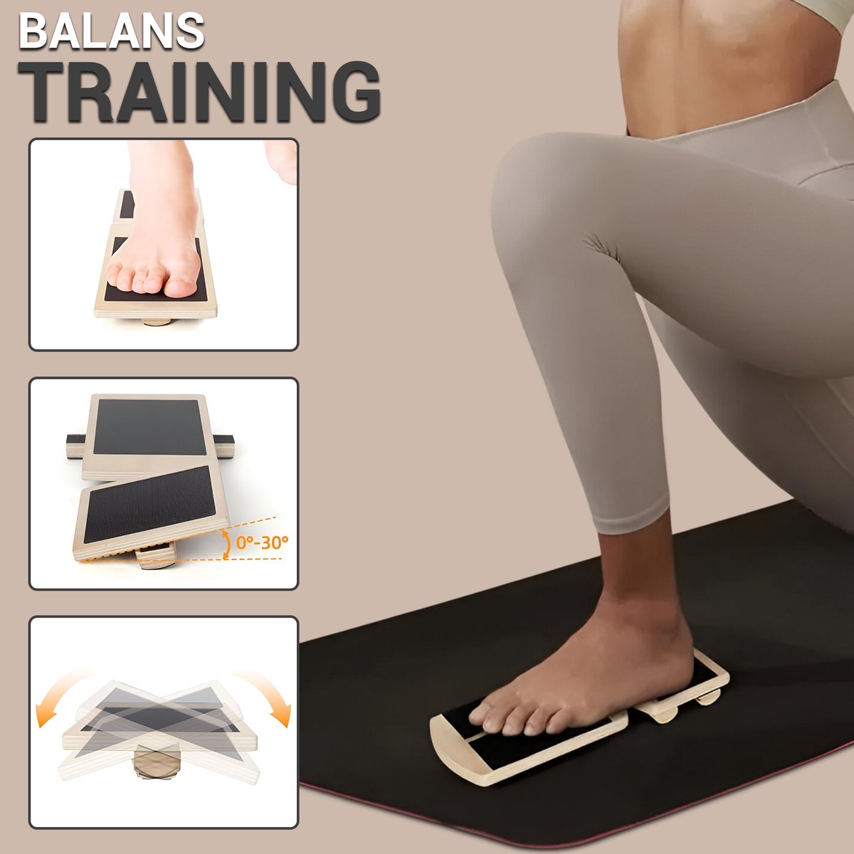 Foot Balance Board | Sterkere enkels, betere balans en stabiliteit