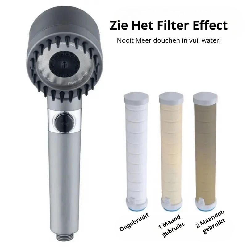 EcoVriend MassageDouche | Waterbesparing, massage en filtering ineen