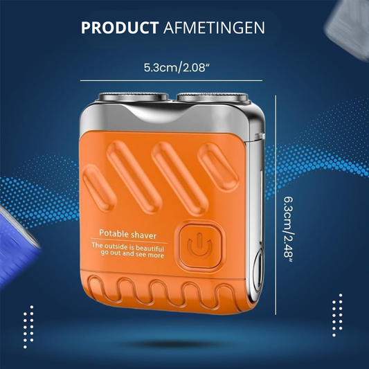 GroomMate One | Elektrische shaver in broekzakformaat voor de (zaken-)reiziger en op vakantie.