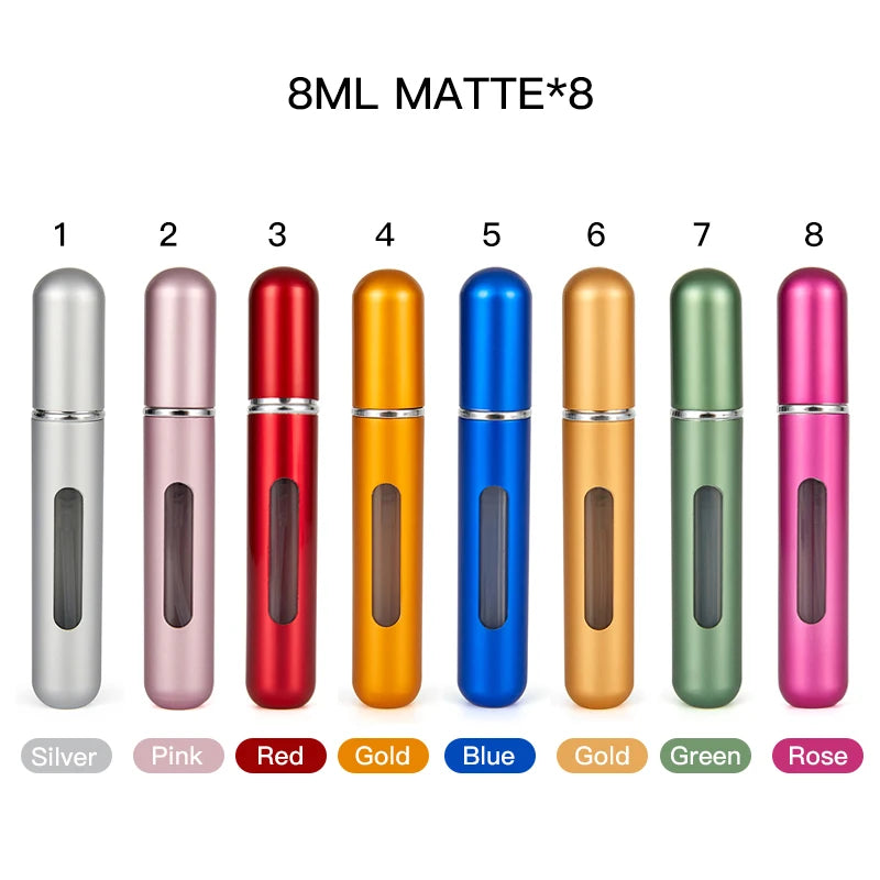 Parfumflesje Set 8Ml 5Ml Hervulbare Fles met Spray Pomp Lege Cosmetische Containers Reizen Verstuiver Fles Gratis verzending2025-10-21 17:42:30