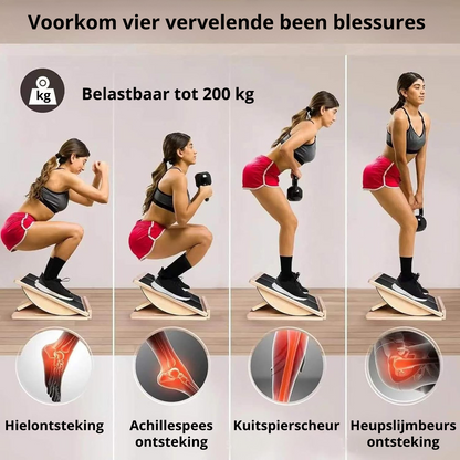 Dual Yoga Board | Hellingbord en balansbord ineen