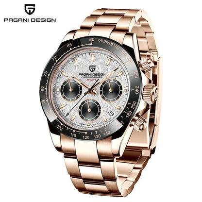 Pagani Men | 40Mm Nieuwe V2 Pagani Design Heren Quartz Horloges Saffier Retro Chronograaf Rvs Waterdicht Horloge Heren Relogio Masculino