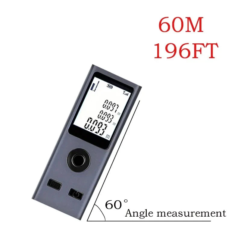 Mini Laser-afstandsmeter Digitale Meetlint Laser Liniaal USB Charge Aluminium Romp Meten Afstand: 30 m/40 m/50 m2025-10-21 17:34:28