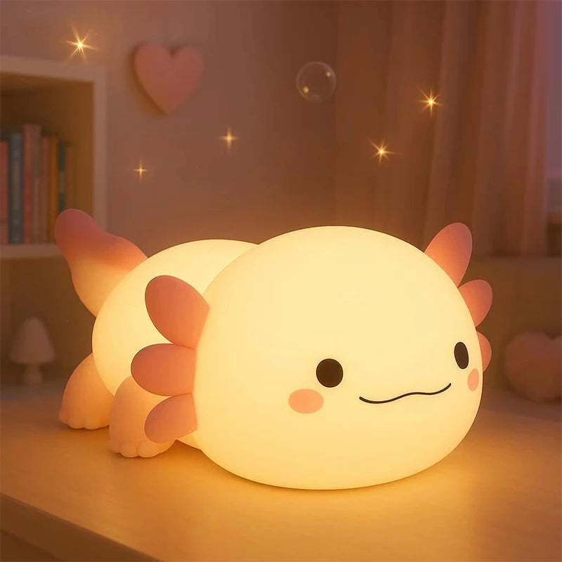 LuniPal Axolotl | Nachtlampje Niet Meer Bang Voor Het Donker