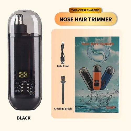 TrimMate Pro | 2 in 1 elektrische draagbare oor- en neushaartrimmer
