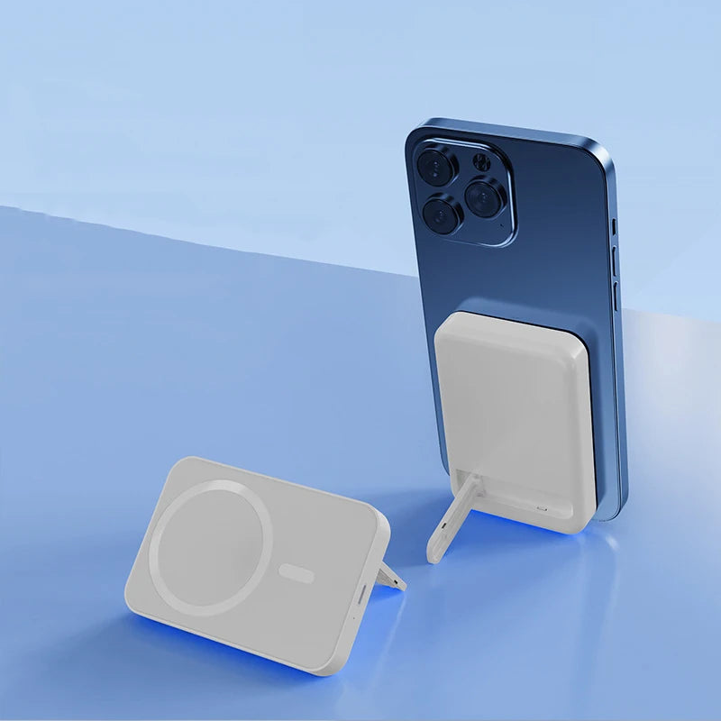 SmartSlim Powerbank | Dunste 10.000 mAh magnetische draadloze oplader en Powerbank ineen