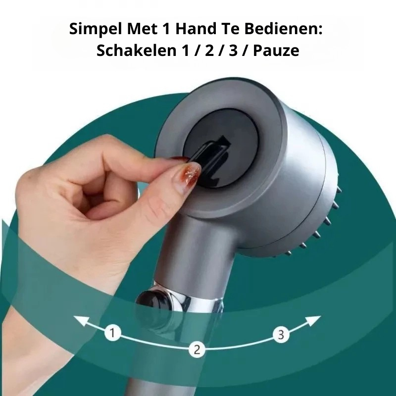 EcoVriend MassageDouche | Waterbesparing, massage en filtering ineen