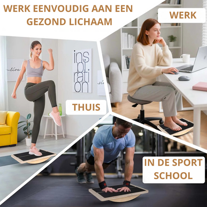 Dual Yoga Board | Hellingbord en balansbord ineen